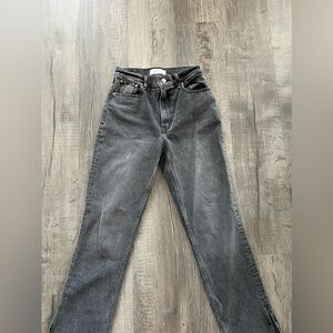 Abercrombie 90’s straight jeans.